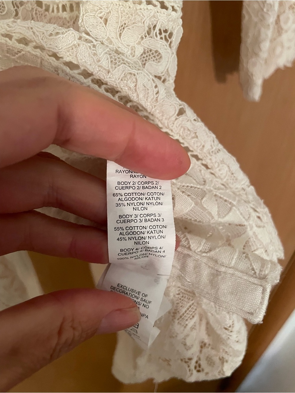Lucky Brand Lace Knit Festival Summer Boho Top Size M - Picture 5 of 6